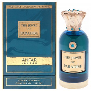 The Jewel Collection - Paradise by Anfar for Unisex - 3.4 oz Extrait De Parfum Spray - 1 of 4