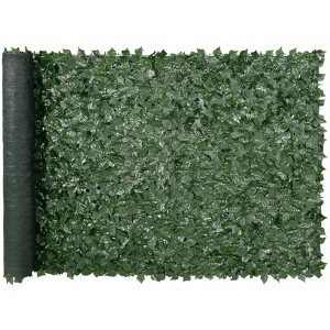 VEVOR Privacy Ivy Fence, 59 x 118in Artificial Green Wall Screen, Greenery Ivy Fence with Mesh Cloth Backing and Strengthened Joint, Faux Hedges Vine - 1 of 4
