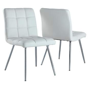 Set of 2 Metal Dining Chairs - EveryRoom