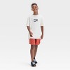 Boys' Hot Wheels Embroidered Front and Back Graphic Oversized Short Sleeve T-Shirt - Ivory - 4 of 4