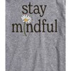 Men's - Instant Message - Stay Mindful Flower Short Sleeve Graphic T-Shirt - 2 of 4