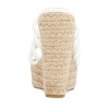 Journee Collection Womens Cynthie Slip On Espadrille Wedge Sandals - 3 of 4