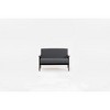 Solid Wood Loveseat and 2 Chairs Set with Full Foam Seats for Living Room - 3 of 4