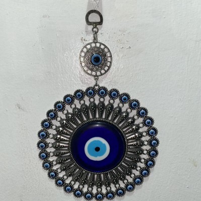 Okuna Outpost Evil Eye Wall Hanging, Turkish Amulet Decoration (blue ...