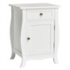 Tangkula 2PCS Wooden Accent End Table with Drawer Storage Floor Cabinet for Living Room, Bedroom, Hallway - 4 of 4