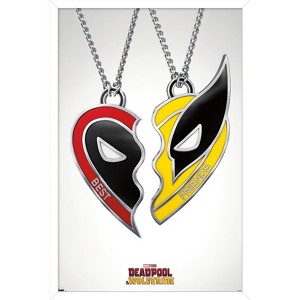 Trends International Marvel Deadpool & Wolverine - Teaser One Sheet Framed Wall Poster Prints - 1 of 4