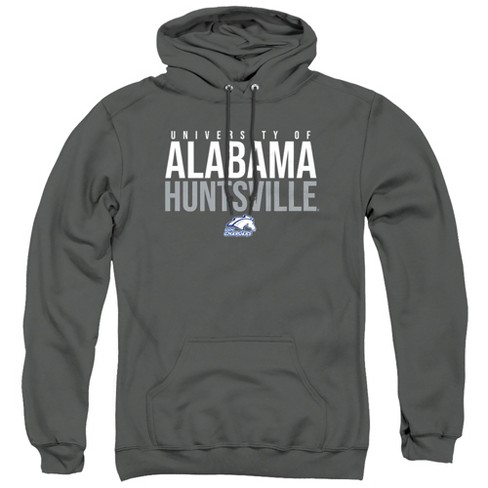 University of Alabama Huntsville Official Stacked Unisex Adult Pull-Over Hoodie, Charcoal - image 1 of 4