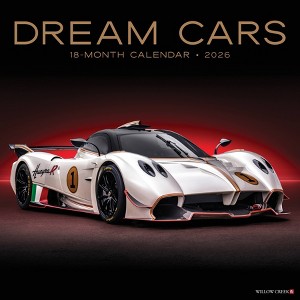 Willow Creek Press 2026 Dream Cars Wall Calendar - 1 of 4