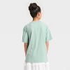 Girls' Lainey Wilson Oversized Short Sleeve Graphic T-Shirt - Green - 3 of 4