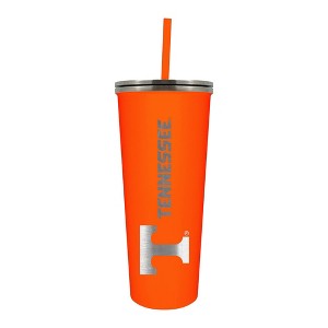 NCAA Tennessee Volunteers 24oz Skinny Tumbler with Straw - 1 of 3