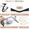 Generic Clear Bag for Stadium Events Clear Crossbody Purse Stadium Approved Women Transparent Shoulder Bag for Concerts - 4 of 4