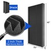 Acoustic Panels, 48x24x2 in Sound Proof Foam Panels for Walls, Noise Sound Dampening Foam with Media Room Home Office Recording Room, Black - 3 of 4