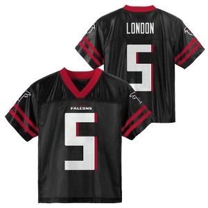 NFL Atlanta Falcons Toddler Boys' Drake London Short Sleeve Jersey - 1 of 3