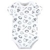 Hudson Baby Infant Boy Cotton Bodysuits, Love Mom - 4 of 4