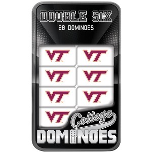 MasterPieces Officially Licensed NCAA Virginia Tech Hokies 28 Piece Dominoes Game for Adults - 1 of 3