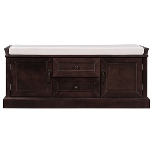 Bella Depot 42.5''W Storage Bench with Drawers and Cabinets - 1 of 4