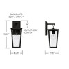 Capital Lighting Elliott 1 - Light Wall Light in  Black - 4 of 4