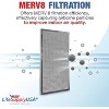 LifeSupplyUSA Aluminum Electrostatic Air Filter Replacement Washable Air PurifierA/C Filter for Central HVAC MERV 8 Long-Lasting - 3 of 4