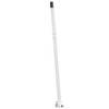 VidaXL Awning Post Set White 236.2"x96.5" Iron - 4 of 4