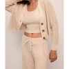 Women's Recycled Cropped Cardigan - Eberjey - 3 of 3