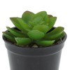 Unique Bargains Artificial Plants Plastic Green 2.76"x2.76"x3.54" 1 Pcs - 4 of 4