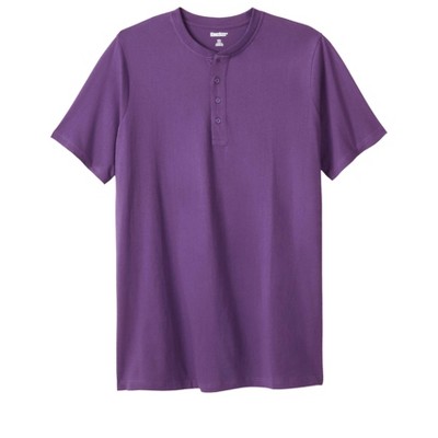 KingSize Men's Big & Tall Shrink-Less™ Lightweight Henley Longer Length T-Shirt Henley Shirt