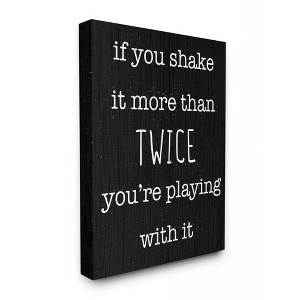 Stupell Industries Shake It More Than Twice Phrase Sassy Bathroom Quote - 1 of 4