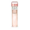 Pinky Up Dylan Travel Infuser Mug, Rose Gold Double-Walled Glass, Stainless Steel Strainer, 16 oz, Light Orange - 3 of 4