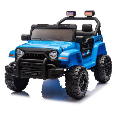 Lomsoe 12V Kids Ride On Electric Car W/Parents Control,Dual drive, Four-wheel Suspension,With music,Bluetooth,MP3,USB,with headlights