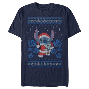 Men's Lilo & Stitch Christmas with Scrump T-Shirt - 1 of 4