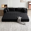 VASIP 78.7-inch Convertible Sofa Bed  Chenille Folding Mattress with Pillow and Pocket for Living Room  Bedroom - 2 of 4