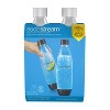SodaStream 1L Carbonating Bottle - 2pk - White: Dishwasher-Safe, BPA-Free, Portable Drinkware, 33oz Capacity - 2 of 4