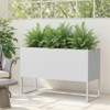 Spassway Indoor Outdoor Metal Planter Pot Planter Box Patio Garden Bed Black - 3 of 4