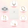 Unique Bargains Velvet Portable Earrings Bracelets Snap Button Jewelry Storage Bag 12 Pcs - 4 of 4
