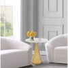 Meridian Furniture Emery White Marble End Table - 3 of 4