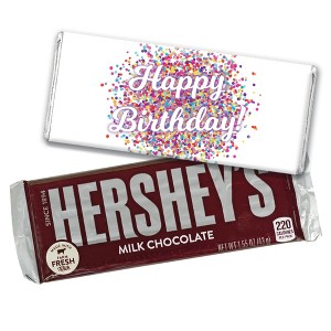 Happy Birthday Candy Party Favors Hershey's Chocolate Bars by Just Candy - 1 of 4