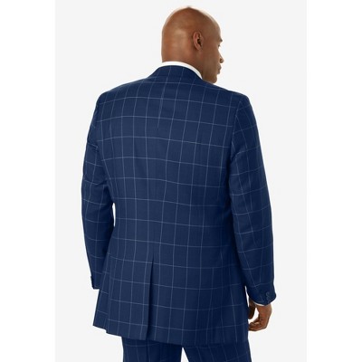 KingSize Easy Movement Two-Button Jacket - 52, Navy Check — фото 2