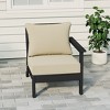 WestinTrends  Avalon Outdoor Patio HDPE Right Arm Facing Sectional Corner Club Chair with Patio Cushions - image 2 of 4