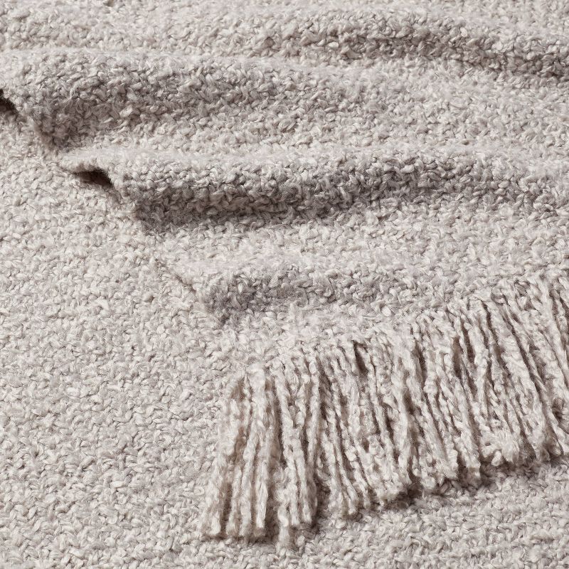 Fringed Boucle Bed Throw - Threshold™, 3 of 6