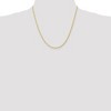 Black Bow Jewelry 1.75mm 10k Yellow Gold Parisian Wheat Chain Necklace - 2 of 4