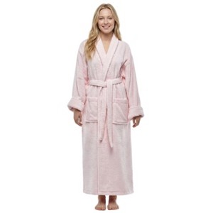 ESKYMODE Womens Cotton Bathrobe, Ankle Length Long Women's Terry Cloth  Towel Bath Robe : Target