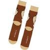 Looney Tunes Socks Tasmanian Devil 3D Velvet Tongue Adult Costume Crew Socks - 4 of 4