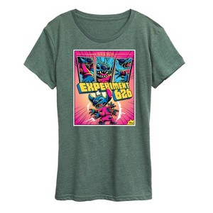 Women's - Lilo and Stitch - Stitch Comic Panels Short Sleeve Graphic T-Shirt - 1 of 4