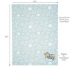 Bedtime Originals Disney Baby Starlight Pooh Blue/White Soft Fleece Baby Blanket - 2 of 4