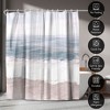 Americanflat 71" x 74" Shower Curtain, Warm Waves by PI Creative Art - 4 of 4
