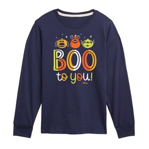 Boys' - Disney - Boo To You Long Sleeve Graphic T-Shirt - 1 of 4