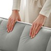 Okak Modern Adjustable Pull-Out Sofa Bed with Side Pockets & Phone Stand,Comfy Velvet Loveseat Sleeper Sofa for Living Room,Apartment - 4 of 4
