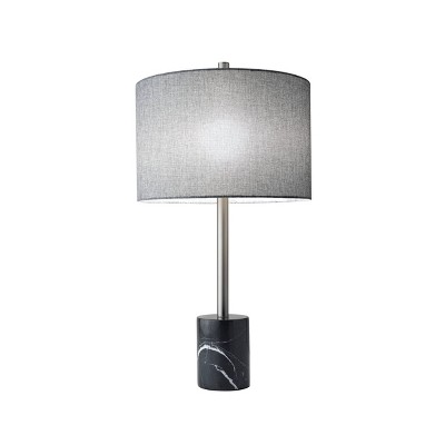 28" Blythe Table Lamp Steel/Black  - Adesso