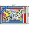 Trends International Marvel Trading Cards - Iceman Framed Wall Poster Prints - 3 of 4