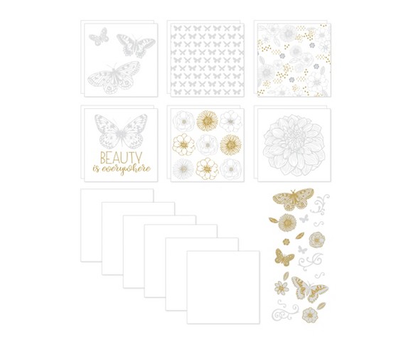 Brea Reese 38pc Watercolor Resist Paper Pad